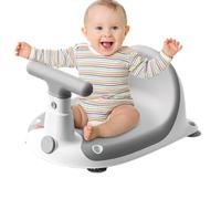 Walopola Bath Seat for Baby, Ergonomic Shower Stool for Kids, Non-Slip Creative Motorcycle Shape Toddler Bath Seat for Baby, Ideal for Bathroom Shower