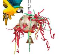 Walopola Bird Shredder Toys - Sparrow Shredder Ball Chew Toy - Bird Cage Accessories, Bird Chew Toys for Small Parrots Parakeets Conures Cockatiels Love Birds
