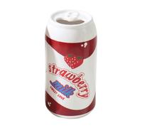 Walopola Ceramic Flower Vase - Decorative Soda Can Ceramic Vase,Strawberry Cherry Vase for Desktop Decoration, Unique Ceramic Flower Can Vases