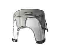 Walopola Clear Shower Foot Stool | Waterproof Non-slip Transparent Corner Bench for Bathroom, Bedside, Small Spaces - Clear Seat