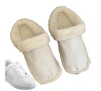 Walopola Fleece Insoles, Warm Insoles, 1 Pair Super Soft Plush Slipper Insoles, Replacement Insoles for Women, Furry Slippers for Winter