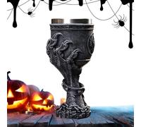 Walopola Gothic Goblet for Wine - Gothic Dragon Claw Beverage Goblet | Multi-Functional Vintage Holiday Drinking Cup for Boyfriend Father Uncle Grandfather