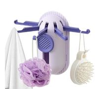 Walopola Hooks for Walls No Damage - Removable No Drilling Hanger | Extendable Storage Hooks Wall Mounted | for Kitchen Bedroom Living Room Entryway Apartment Towel Coat Key Hat Bag Tool