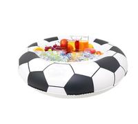 Walopola Inflatable Cooler for Drinks - Football-Shaped Pool Inflatable Cooler,Graduation Celebration Portable Floating Ice Bucket for Chilled Beer Beverages Food Serving