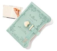 Walopola Journal with Lock | B6 PU Leather Secret Journal with Lock and Key | 360 Pages, Diary Planner for Women Girls, Personal Organizers, Refillable Notebook