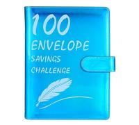 Walopola Money Saving Challenge with 100 Envelopes, Challenge Folder with 100 Envelopes, 100 Day Saving Challenges, Couple Folder with Reusable Laminated Tracker, Flexible Budgeting
