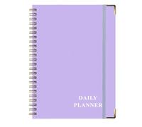 Walopola Schedule Planner Book, Planner Notebook 2025, Spiral Daily Planner Book - Spiral Work Notepad in A5 Format 2025 for Birthday, Christmas, Holiday, New Year