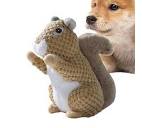 Walopola Squirrel Dog Toy with Sound - Dog Big Fat Squirrel Plush | Teething Dog Cute Squirrel Plush, Cute Stuffed Animals Chewing Toy for Puppy, Playtime