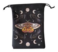 Walopola Tarot Pouch | Tarot Oracle Cards Storage Bag,Crystal Jewelry Storage Packing Divination Deck for Beginners Kids Fortune Home Halloween