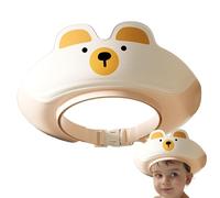 Walopola Toddler Bath Visor for Washing Hair,Cartoon Animal Shape Visor Hat - Adjustable Foldable Children Shampoo Bathing Caps for Protecting Head Eye Ear