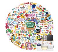 Walopola Welcome Stickers, First Day of School Stickers, Scrapbook Stickers, Waterproof Cartoon First Day Reward Stickers, Cute Stickers for