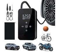 Walopola Wireless Air Pump | Touch Screen Portable Air Pump | Rechargeable Electric Tire Inflator Automotive Accessories for Truck Travel Motorcycle Car Road Garage RV Offroad Bike Home Mountain