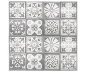 Walplus 15Pcs 15.4X15.4Cm 3D Peel And Stick 3D Tile Sticker - Self Adhesive Vinyl Wall Tiles For Bathroom & Kitchen Splashback