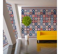 Walplus 24Pcs 20X20 Cm Westminster Combo Mix Peel And Stick 3D Wall Tiles Sticker - Self Adhesive Stick On Tiles For Kitchen