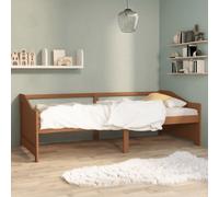 Walplus 3-Seater Day Bed Without Mattress Honey Brown 90X200Cm