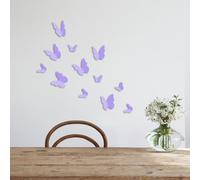 Walplus 3D Butterflies Lavender Stock Clearance Wall Decor Art