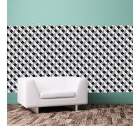 WALPLUS 3D Diamond Pattern Mural Wall Stickers, Vinyl, Multi-Colour, 63.5 x 63.5 x 3 cm