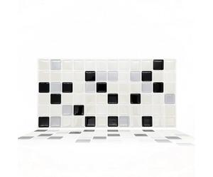 Walplus 3D Peel And Stick Wall Tiles Stickers - 12 Pcs 30.5X15.4Cm Self Adhesive Stick On Tiles For Kitchen