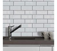 WALPLUS 3D Tile Stickers - Peel and Stick Self Adhesive Wall & Floor Subway