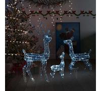 Walplus Acrylic Reindeer Family Christmas Decoration 300 Led Cold White