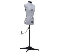 Walplus Adjustable Dress Form Female Grey S Size 33-40