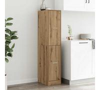 Walplus Apothecary Cabinet Artisian Oak 30X41X144.5 Cm Engineered Wood