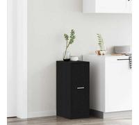 Walplus Apothecary Cabinet Black Oak 30 X 41 X 77.5 Cm Engineered Wood