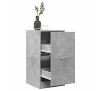 Walplus Apothecary Cabinet Concrete Grey 40X41X77.5 Cm Engineered Wood