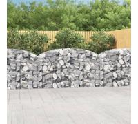 Walplus Arched Gabion Basket 200X50X100/120 Cm Galvanised Iron
