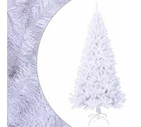 Walplus Artificial Christmas Tree With Thick Branches White 210 Cm Pvc