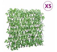 Walplus Artificial Ivy Trellis Expandable 5 Pcs Green 180X65 Cm