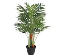 Walplus Artificial Palm Tree With 3 Trunks Green 85 Cm Pp