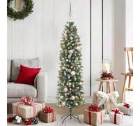 Walplus Artificial Slim Christmas Tree Green 150 Cm