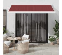 Walplus Automatic Retractable Awning Burgundy 350X250 Cm
