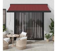 Walplus Automatic Retractable Awning Burgundy 350X250 Cm