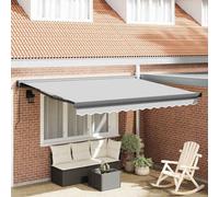 Walplus Awning Anthracite 3 X 2.5 M Metal