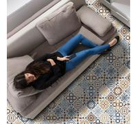 Walplus Azulejo Tiles Self-Adhesive Kitchen, Bathroom, Home Floor Sticker 120Cm X 60 Cm