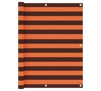 Walplus Balcony Screen Orange And Brown 120X400 Cm Oxford Fabric