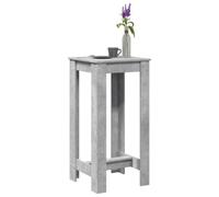 Walplus Bar Table Concrete Grey 51X50X103.5 Cm Engineered Wood