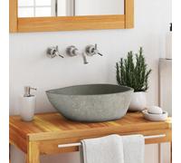 Walplus Basin River Stone Oval (37-46)X(29-36) Cm