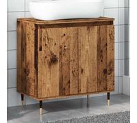 Walplus Bathroom Cabinet Old Wood 58X33X60 Cm Engineered Wood