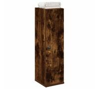 Walplus Bathroom Cabinet With Roll Holder Smoked Oak 20.5X22X72 Cm
