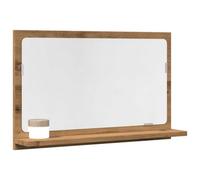 Walplus Bathroom Mirror Cabinet Artisan Oak 60X11X37 Cm Engineered Wood