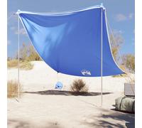 Walplus Beach Canopy With Sand Anchors Blue 214X236 Cm