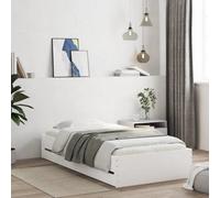Walplus Bed Frame With Drawers Without Mattress White 75X190 Cm Small Single