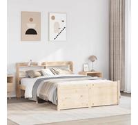 Walplus Bed Frame With Headboard Without Mattress 120X200 Cm