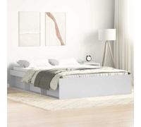 Walplus Bed Frame Without Mattress White 120X200 Cm