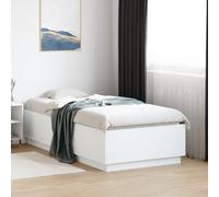 Walplus Bed Frame Without Mattress White 75X190 Cm Small Single