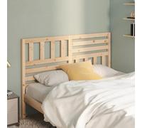 Walplus Bed Headboard 126X4X100 Cm Solid Wood Pine