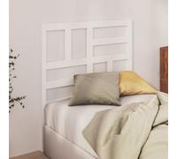 Walplus Bed Headboard White 106X4X104 Cm Solid Wood Pine